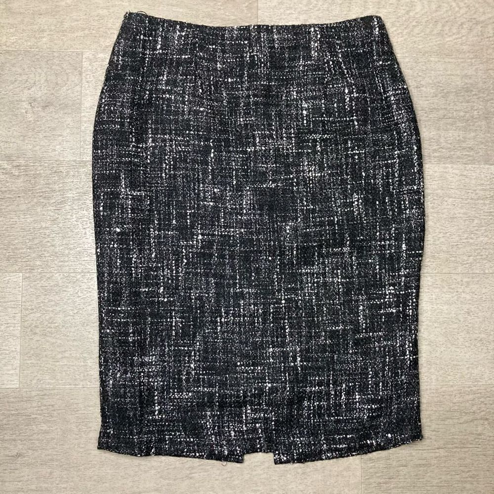 Spiegel, High Waisted Classic Tweed Weave Straight Pencil Skirt Women’s Size 4